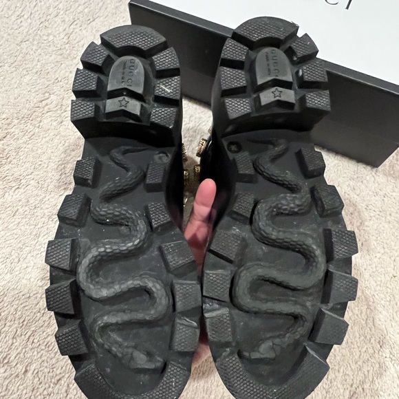 💯Authentic Gucci Trip Ankle Rhinestone Boot Size 38 - Picture 7 of 8